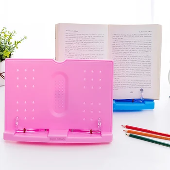 

Reading Stand Portable Bookend Plastic Adjustable Book Stand Home Office Desk Accessories Book Holder Students School Supplies