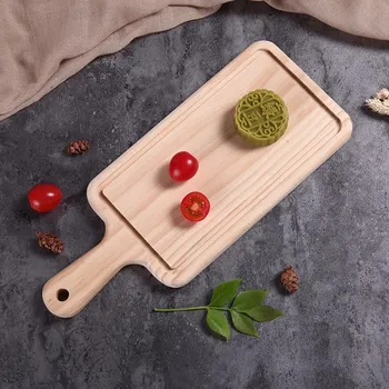 

Solid wood pizza plate tray rectangular Japanese style wooden dish pizza cake bread steak wooden tray sushi fruit plate WF606218