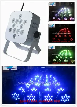 

E-6x+fly case High brightness 12x15W RGBWA 5in1 par led battery christmas light wireless led battery par light for show