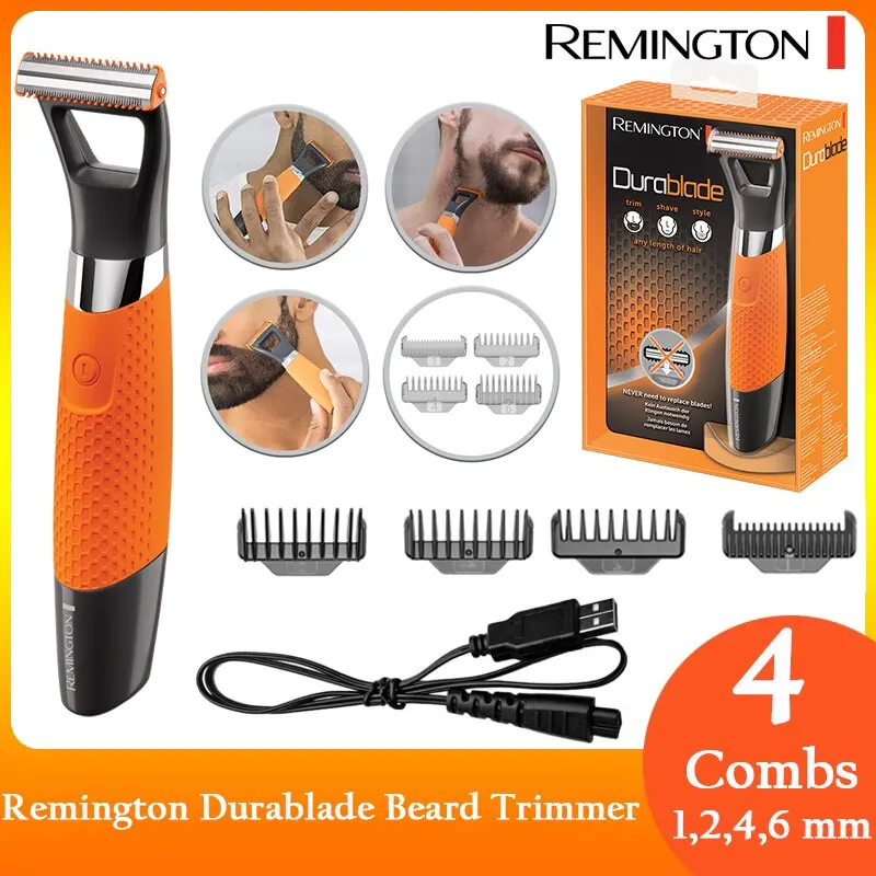 Оригинальный REMINGTON MB050 Durablade Гибридный машинка для стрижки и электробритва с 4