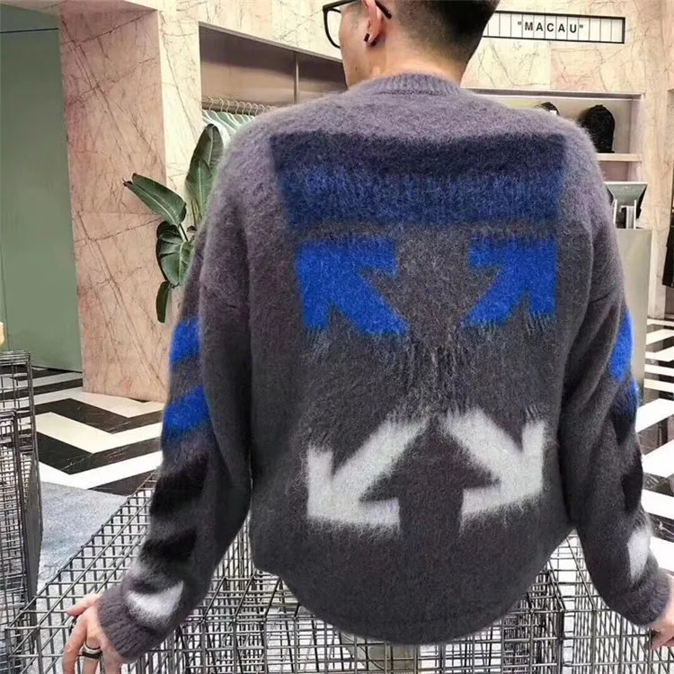 【HSY】2019 осень зима новый высококачественный мужской мягкий матовый мохер тканые