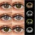 Серо Коричневые Натуральные Контактные Линзы 1 Пара Цветных Линз Super Natural Eye Color Lens Ежегодные Линзы Для Глаз Beauty Pupilentes