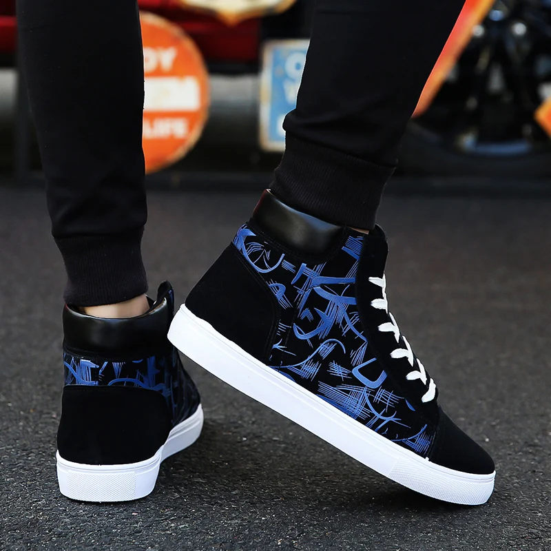 Zapatillas de deporte de alta calidad para hombre y mujer, zapatos de lona para la calle cálidos y frescos, calzado informal para hombre y mujer, tallas 34-44 - Imagen 6