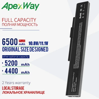 

Apexway 6 cell Laptop Battery A32-A15 40036064 for msi A6400 CX640(MS-16Y1) CR640 Q2532N 142750 153734 157296 Series