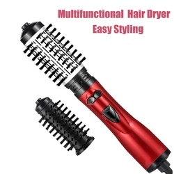 Hot Air Brush Rotating Hair Blowing Dryer Brush One Step Hair Dryer&Volumizer Hair Straightener Curler Hair Comb Hair Stylers