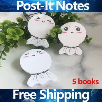 

Post-it Notes Sunny Doll Post-it Notepad Cute Cartoon Creative Self-Stick Notes Smiley Face Sticky Notes Student Note Book