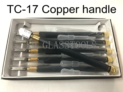 TC-17 Copper handle 6 шт./лот POGUT TOYO тип стеклорез TC-10/TC-17/TC-30/TC-90/TC-96 - Цвет: TC-17 Copper handle