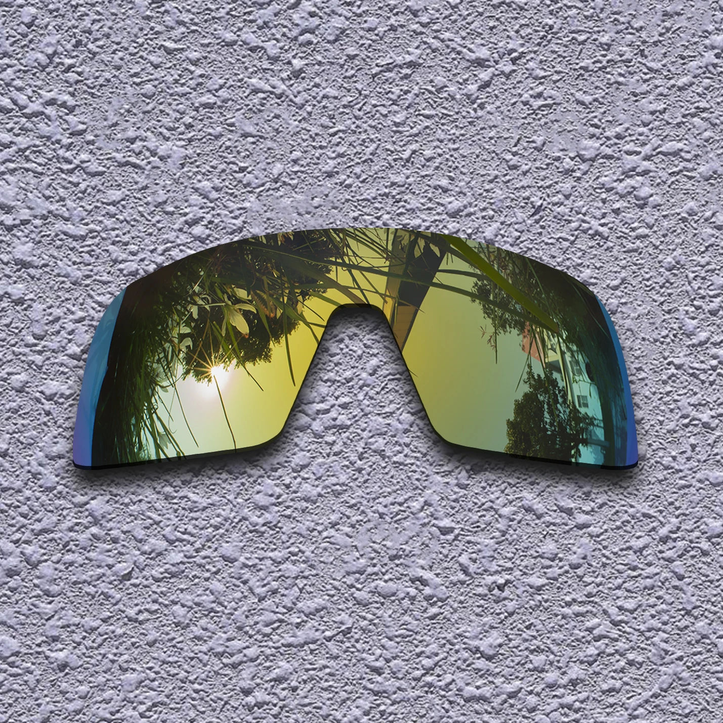 Lenti Di Ricambio Polarizzate Dorate 24K Per Occhiali Da Sole Oakley Sutro