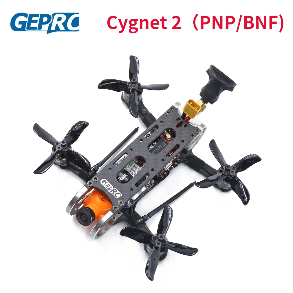 

Geprc GEP-CX Cygnet 2 145mm 3 Inch RC FPV Racing Drone Stable F4 20A 48CH RunCam Split Mini 2 1080P HD - Frsky XM+ Receiver