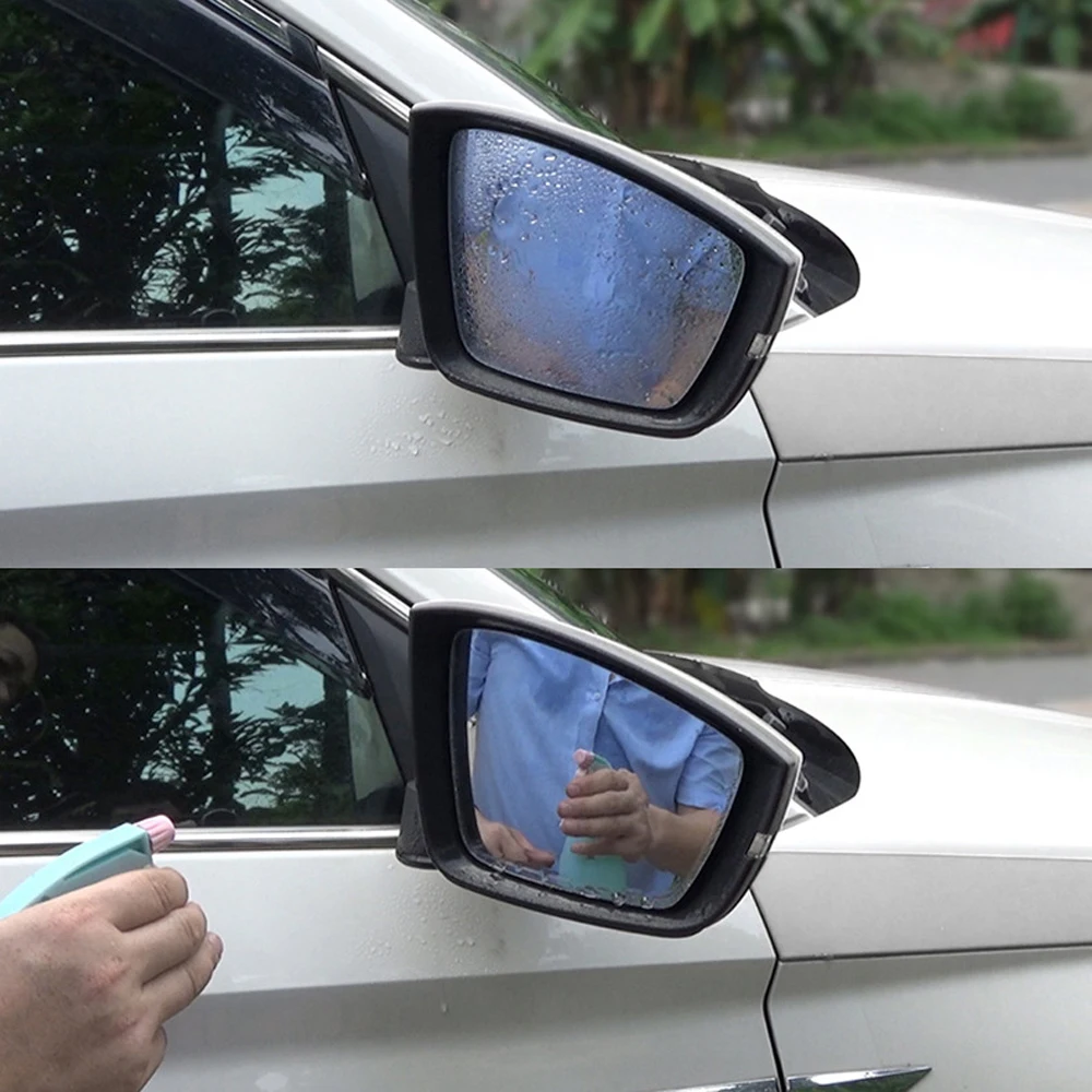 Car Rearview Mirror Film Anti Fog Window Clear Rainproof Membrane Sticker For Toyota RAV4 XA50 2019 2020 Exterior Decoration