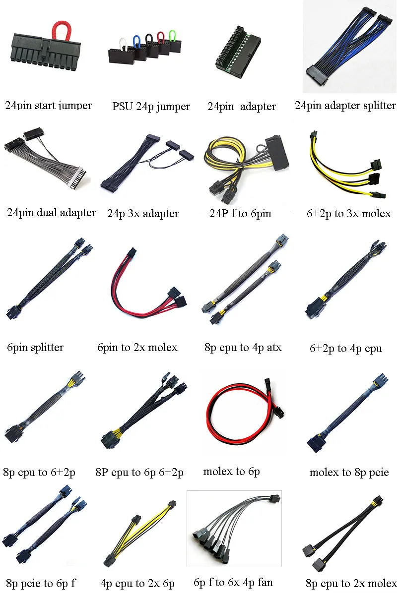 Angitu-o Oem Personalizou Cablagens do Cabo do Computador Cabos do Adaptador - Imagem 5