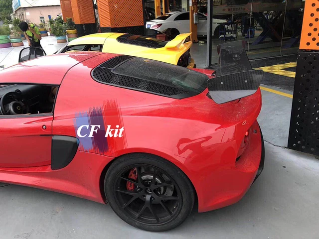 CF Kit Real Carbon Fiber Heckspoiler Heckflügel Für Lotus GT Exige S 2015  up Kofferraum Auto Styling - AliExpress