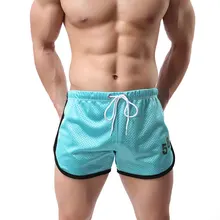 Мужские легкие Бодибилдинг беговые шорты для тренажерного зала сетка стрела Мужская Спортивная Атлетическая одежда тренировочный темп Беговые Спортивные Повседневные Шорты