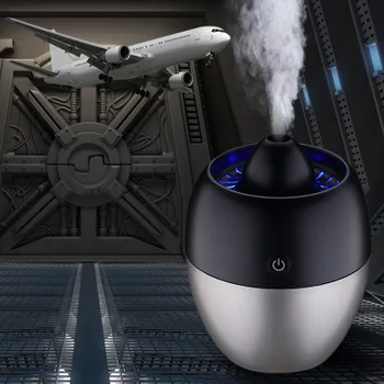 

Mini 260ml Engine Shape USB Ultrasonic Humidifier LED Blue Light Aroma Diffuser Air Purifier Mist Maker for Office Home Car
