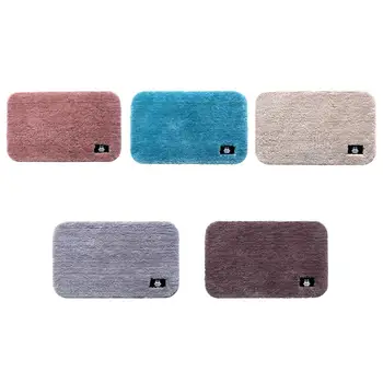 

Polyester Fiber Soft Skid Resistant Fluffy Carpet Floor Mat Bathroom Mat Dining Room Kitchen Sofa Home Bedroom