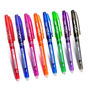 

DELVTCH 8pcs/set Erasable Pen 0.5mm Gel Ink Pen 8 Color Pen Painting Drawing Art Pen Student Writing Tool Office Stationery Gift