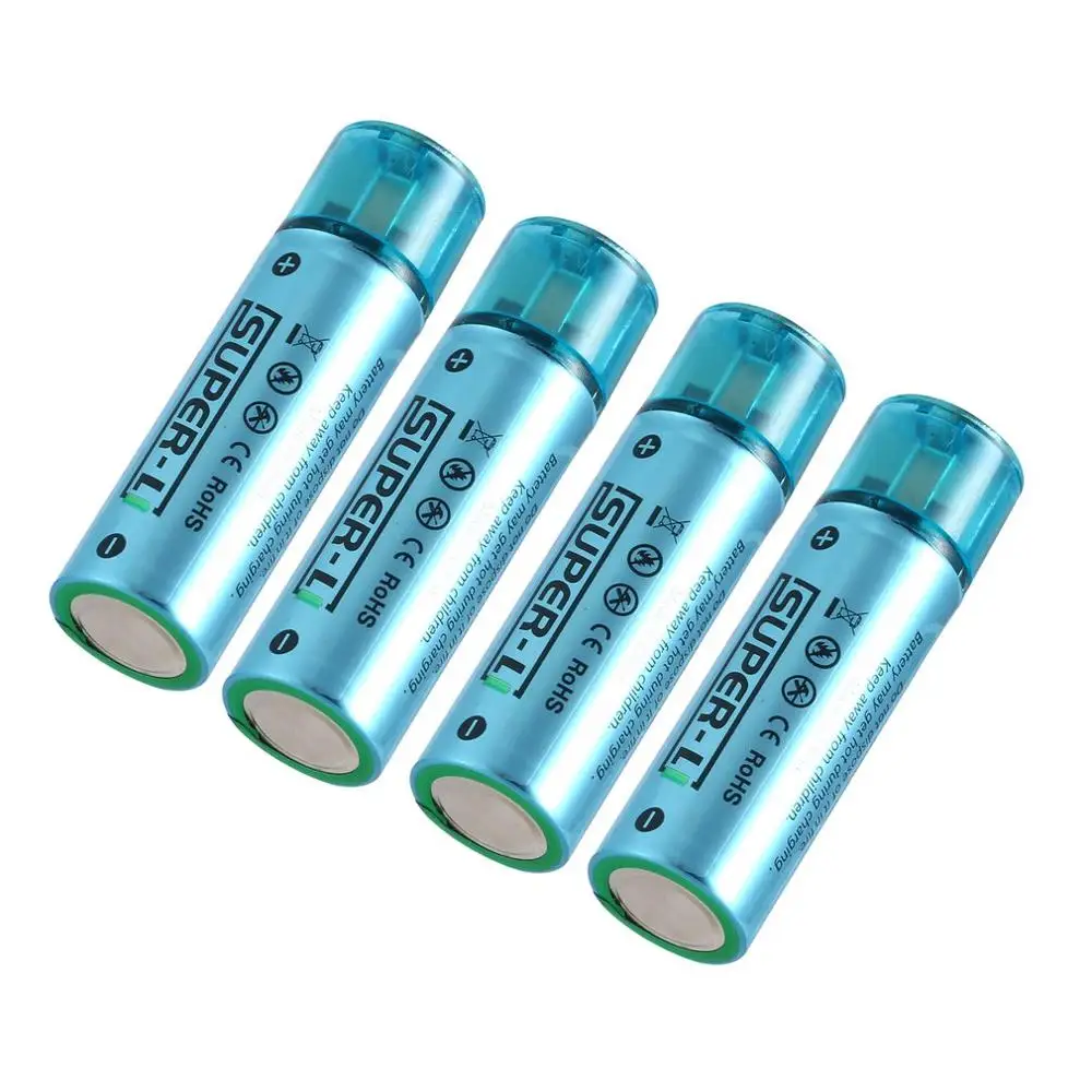 AA Ni MH аккумуляторная батарея USB зарядка игрушка батарея фонарик инструмент батарея