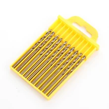 10pcs/set Twist Drill Bit Set Hss M35 Cobalt Drill Bit 3mm Used For Steel Stainless Steel High Speed Steel Drill Bit Set