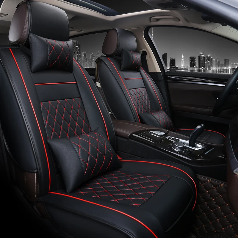 

ZRCGL Universal leather Car Seat covers for Dodge all models caliber journey caravan aittitude car styling accessories
