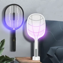 

3000V Mosquito Killer Lamp Electric Insect Killer USB Rechargeable Fly Swatter Trap Anti Mosquito Flies