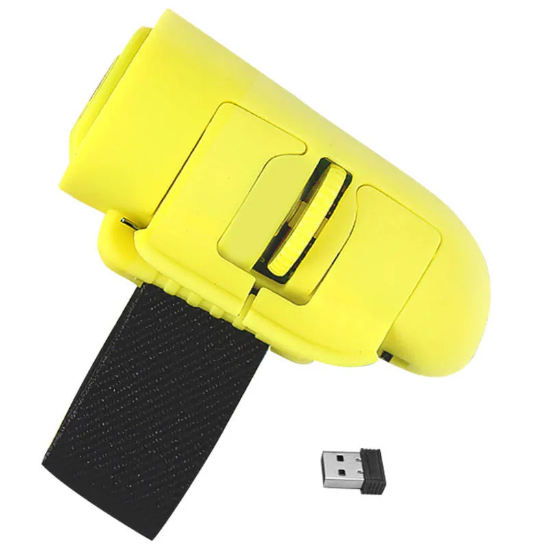 Горячая мини пальчиковая мышь Беспроводная связь USB оптическое кольцо-Мышка для портативных ПК