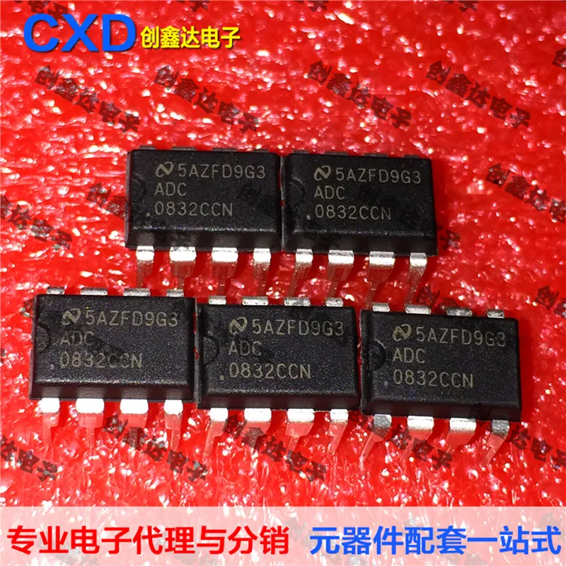 5 шт./лот ADC0832CCN 8I/OA/D IC | Электронные компоненты и принадлежности