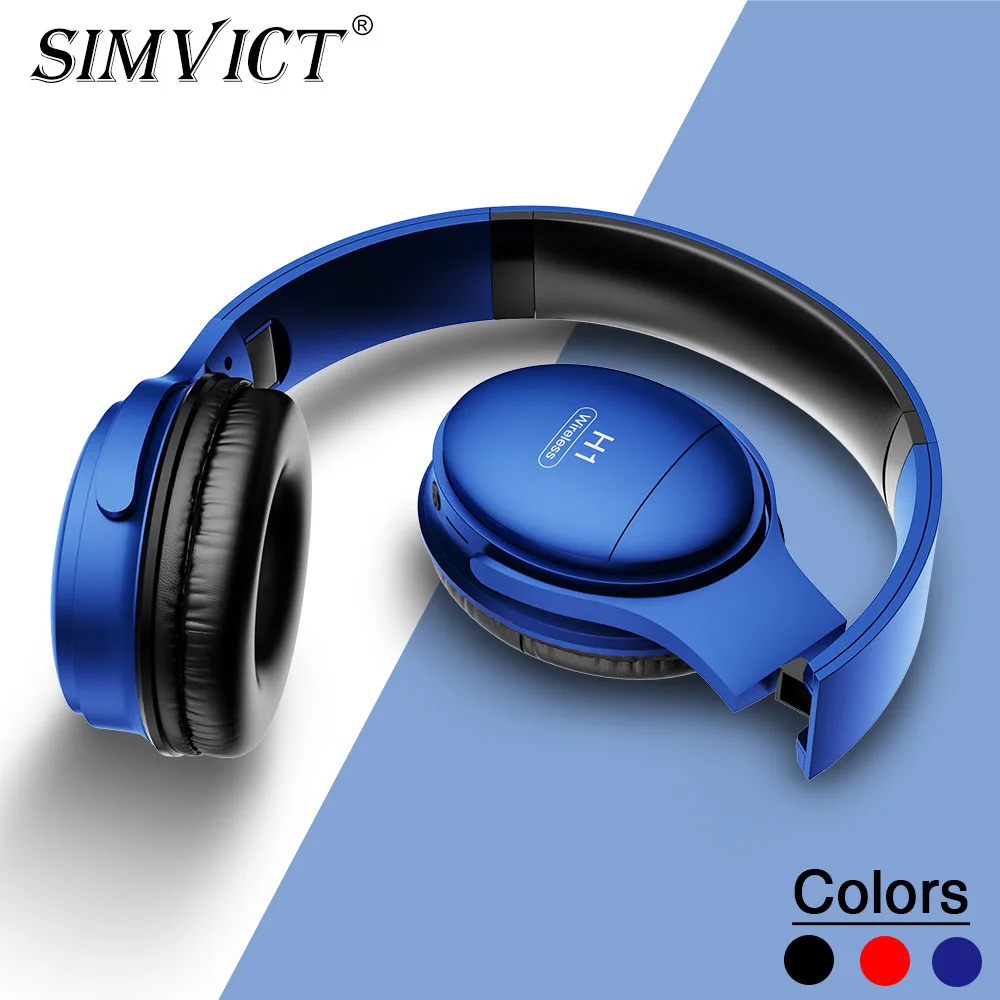 

Simvict Headband Wireless Headphones Bluetooth Headsets Stereo gaming Headset Fitted Earpad