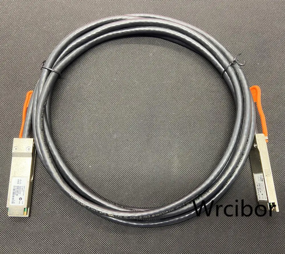 

Used Cisco QSFP-100G-CU3M Direct-attach Passive Copper Cable, 100Gb QSFP28 10FT