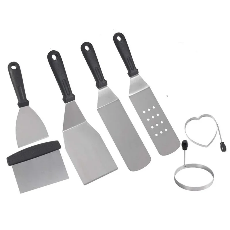 Commercial Grade Stainless Steel Griddle Accessories Set  (3)