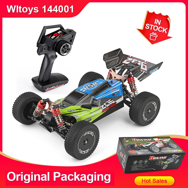 Wltoys 144001 1/14 2 4G гоночный RC автомобиль 4WD высокоскоростной пульт дистанционного