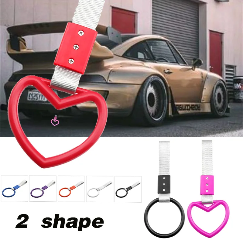 JDM Гоночный ремень с ручкой кольцо с сильным нейлоновым ремешком для метро поезд автобус ручка ремень Шарм Дрифт автолюбитель Универсальный