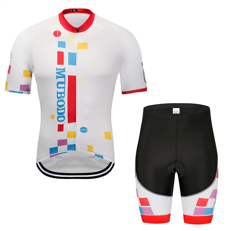 

2019 Short Sleeve Cycling Jersey Set 3D Printed Casual Breathable Bicycle Clothing Team Ttraining Bike Jersey motorcycle Cycling