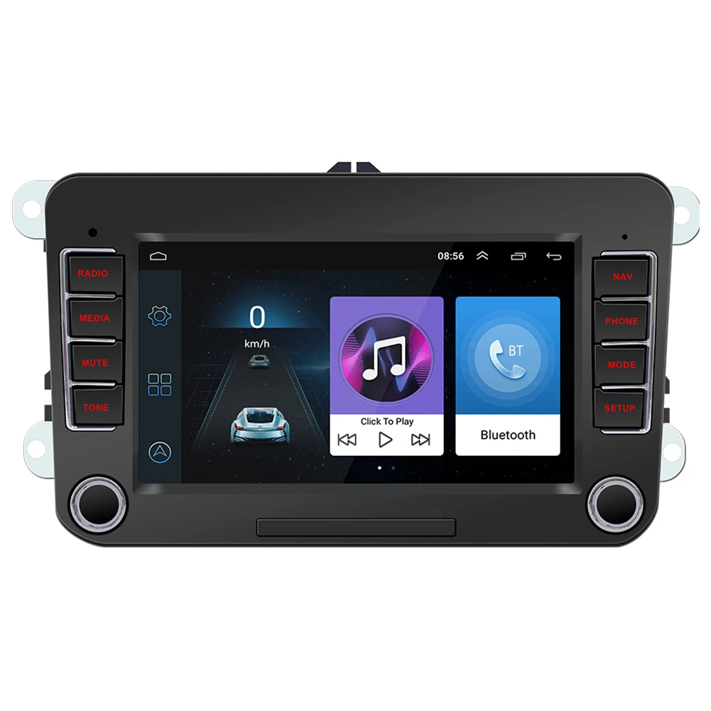 Для VW Android 10,0 Автомобиль Радио 7 дюймов мультимедийный видеоплеер Bluetooth GPS навигацией, Wi Fi, Авто Радио стерео|Автомобильные радиоприемники| | АлиЭкспресс