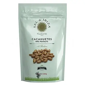 

Cacahuetes Smoky BBQ 80gr. Sal de Ibiza. 8un.