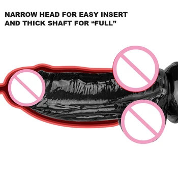Huge Black Dildos Thick Giant Realistic Dildo Sucker Penis Dick Sex Toys For Women G Spot Stimulate Erotic Sex Products Sex Shop 5