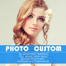 Фото на заказ полный 5D Diy алмазная живопись вышивка 3D Daimond Живопись Полный Круглый Стразы алмазная живопись для свадебного подарка