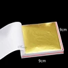 Aomily 9x9cm 100 sheets/Set Multicolor Shiny K Gold Leaf for Gilding Funiture Lines Wall Crafts Handicrafts Gilding Decoration ► Photo 2/6