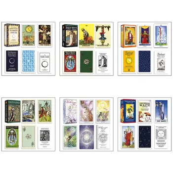 

78 Pcs/Pair Magic Tarot Single Centennial Edition Novice Astrology Divination Board Game Poker Cards