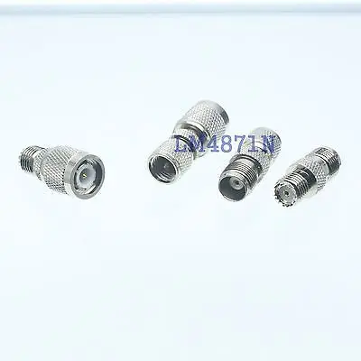 DHL/EMS 10 лотов комплект адаптер 4 шт./компл. Мини. UHF штекер TNC Женский РЧ разъем тестовый конвертер-d2