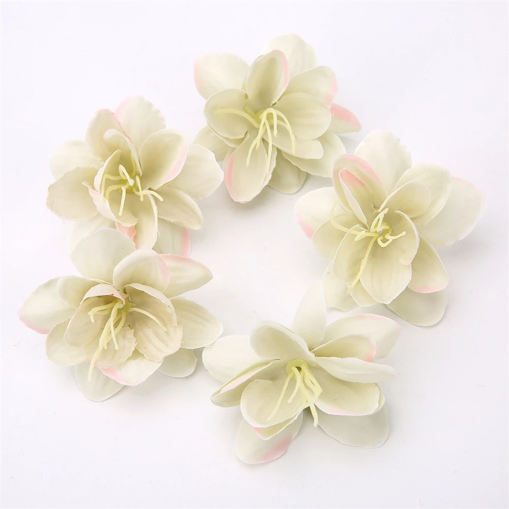 Künstliche Orchidee Blumen Kopf DIY Hochzeit Startseite Geburtstag Party Decor Weihnachten Dekoration Kranz Scrapbooking Gefälschte Blumen – Detail 9