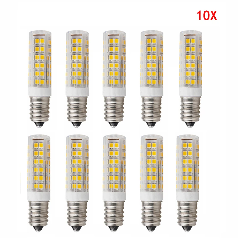 10X Высокое качество LED E14 лампа 5 Вт 7 9 2835SMD Светодиодная 220 в 230 В светодиодный
