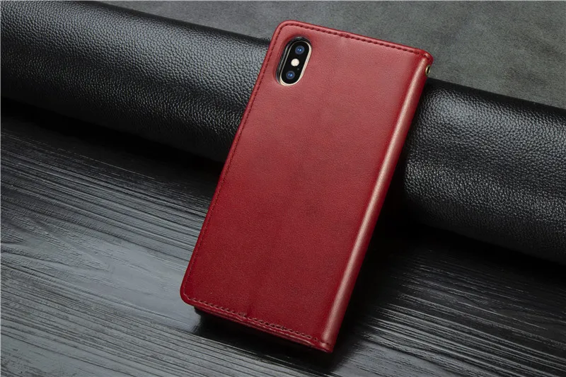 Чехол-книжка для iphone X Xs max 6 6s 7 8 Plus, кожаный флип-чехол для Apple iphone 6 SE 6 S XR, чехол-кошелек