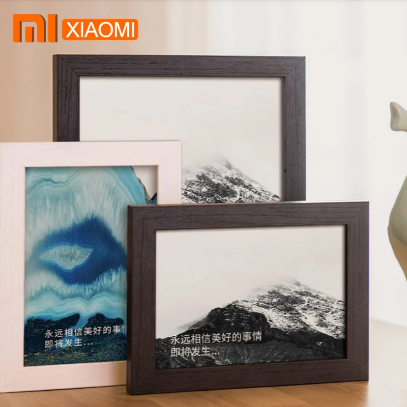 Xiaomi MIJOY фоторамка 6 дюймов фоторамка простой внешний вид антикоррозийный материал семья счастливой жизни фото украшение дома