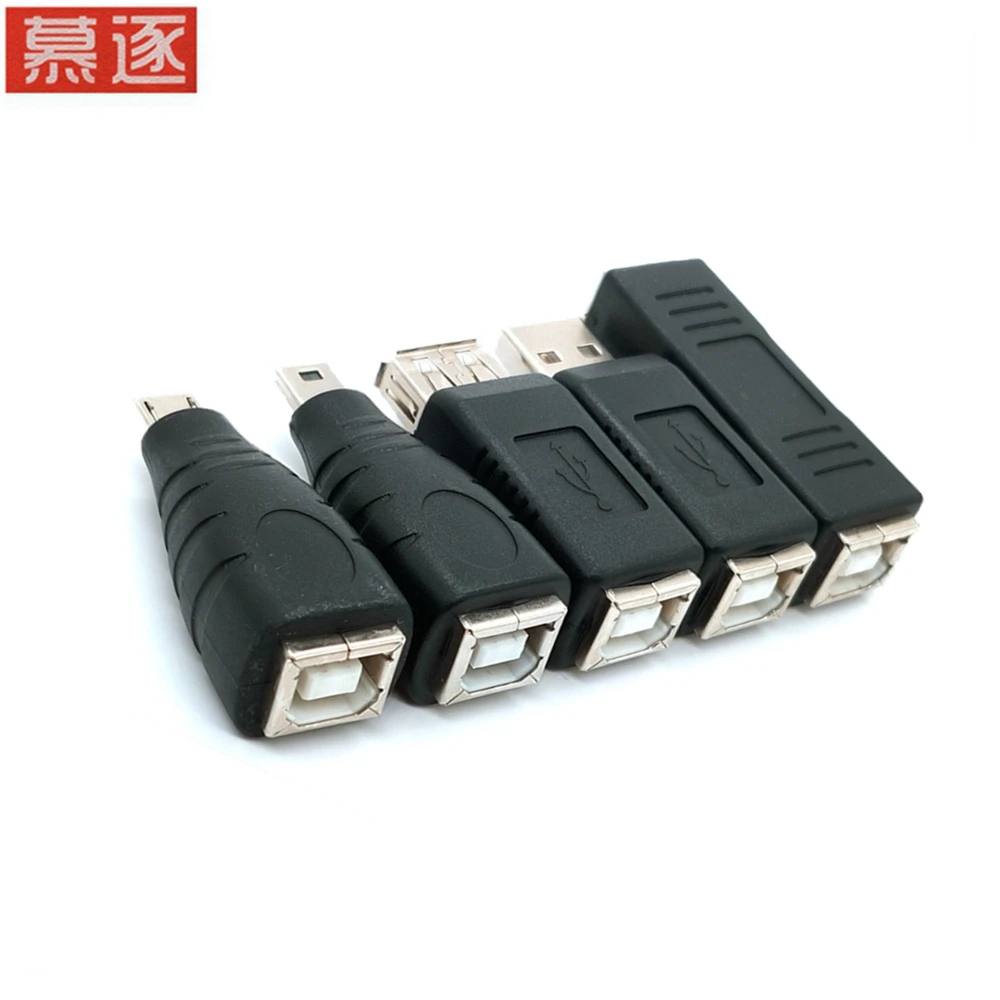 1Pc Neue Usb Tipo A Buchse Horn Scanner Tipo B Adattatore Adattatore Buchse Konverter Anschlüsse Zubehör Großhandel