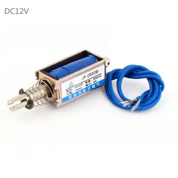 

JF-0530B DC6/12/24V Push Pull Type Open Frame Electromagnet Lock Linear Solenoid