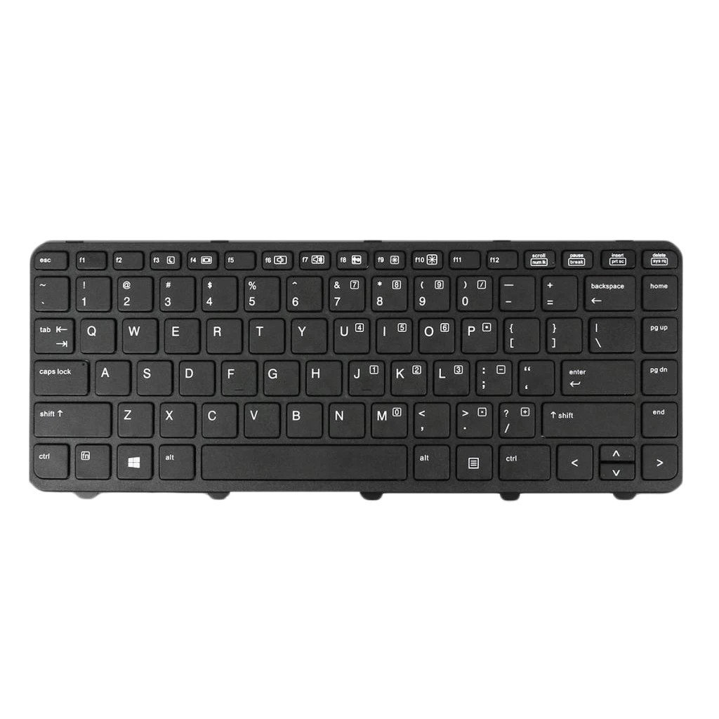 

US Layout Black keyboard for HP 640 G1 645 G1s Sereis Laptop 738688-211