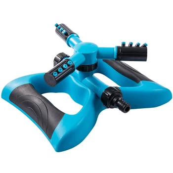 

360 Degree Automatic Rotating Tandem Trigeminal Sprinkler Nursery Irrigation Garden Automatic Watering Garden Sprinkler