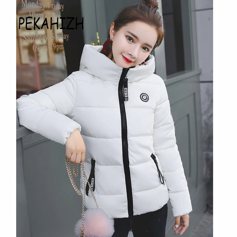 

Winter coat women jacket long sleeve parka kawaii red and black clothing elegant coats female casual streetwear 2019 5xl