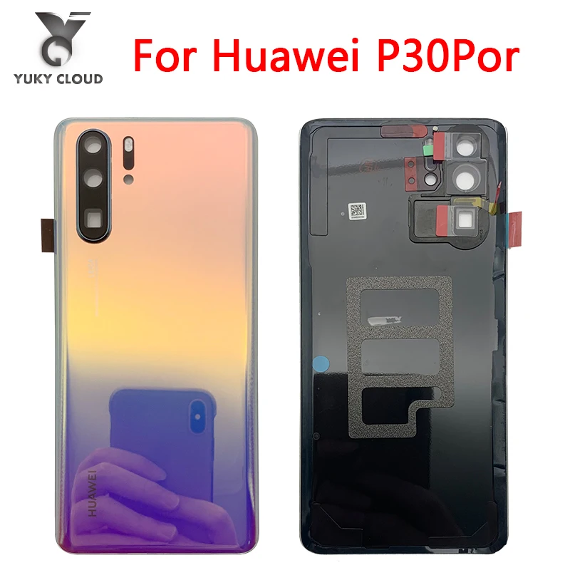 Original NEW For Huawei P30 Pro Back Battery Cover Rear Door Housing Case+Camera Frame Lens | Мобильные телефоны и