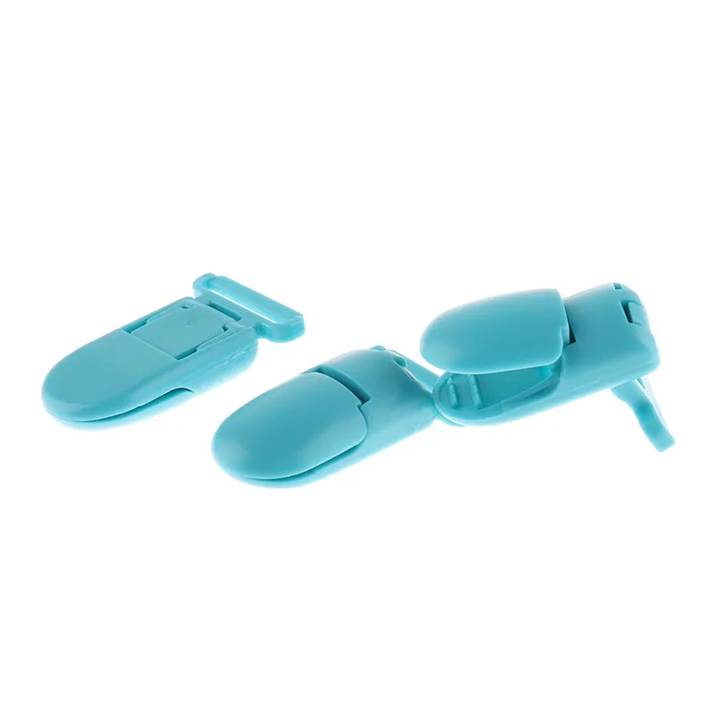 Fkisbox 2pcs Mouse Pacifier Clip Silicone Bead Baby Teether& Plastic Teething Accessories Nipple Clasps Toy DIY Round Koala